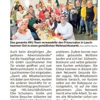 Artikel Lausitzer Woche, Ausgabe Senftenberg 28.12.2019 (Bild: 2/3)
